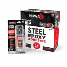 Клей епоксидний 2К STEEL EPOXY ADHESIVE 30гр Nowax