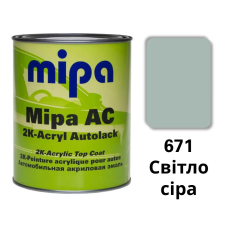 671 Світло-Сіра а\емаль MIPA 1л