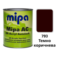793 Темно-Коричнева а\емаль MIPA 1л
