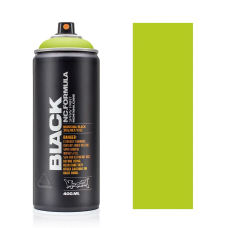Аерозольна матова фарба Montana Black BLK6015 Зелений лимон (Wild Lime) 400 мл