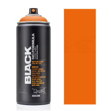 Аерозольна матова фарба Montana Black BLK2075 Чистий помаранчевий (Pure Orange) 400 мл