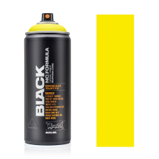 Аерозольна матова фарба Montana Black BLK TR1000 Насичений жовтий (True Yellow) 400 мл