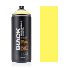 Аерозольна матова фарба Montana Black BLKTR1010 50% насичений жовтий (50% Tr. Yellow) 400 мл