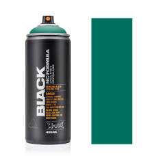 Аерозольна матова фарба Montana BlackBLK6340 Зелена мідь (Copper Green) 400 мл