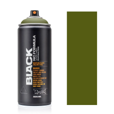Аерозольна матова фарба Montana Black BLK6725 Військо (Troops) 400 мл
