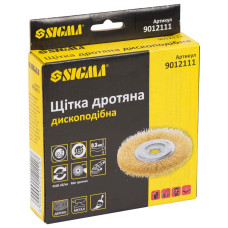 Щітка дротяна дископодібна ?115мм ?22.2мм SIGMA (9012111)