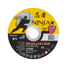Диск відрізний 125х2,0мм по металу та нержавіючій сталі NINJA