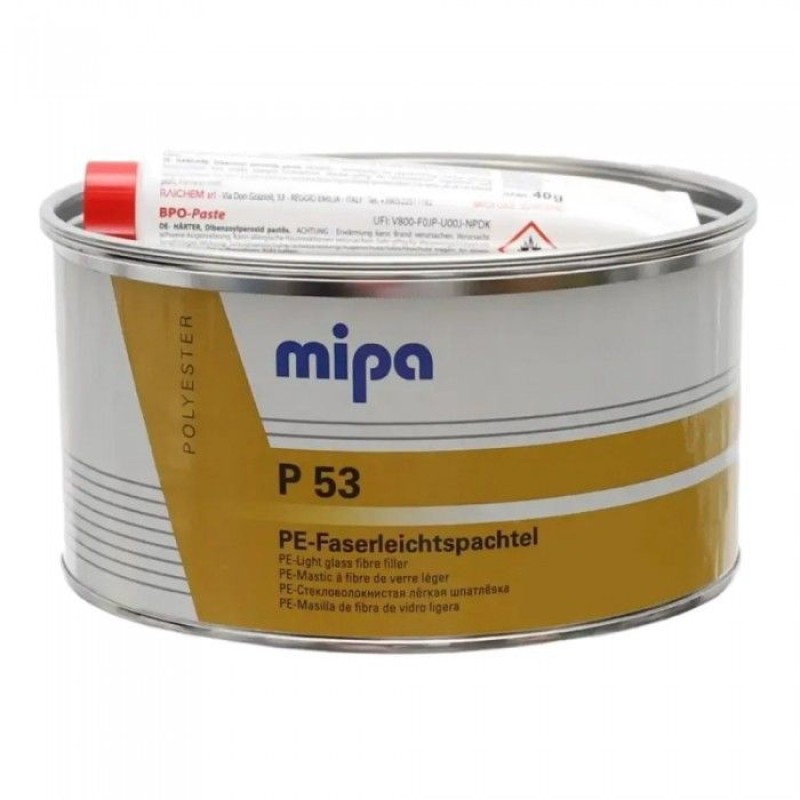 Mipa Шпаклівка P53 скловолокно полегшене 1,0л