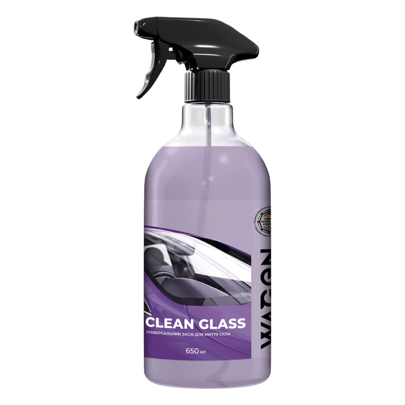 Універсальний засіб для миття скла "Clean Glass" 650мл WAGEN