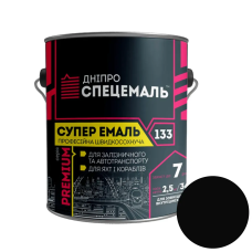 Дніпро Спецемаль Супер емаль-133 Чорна